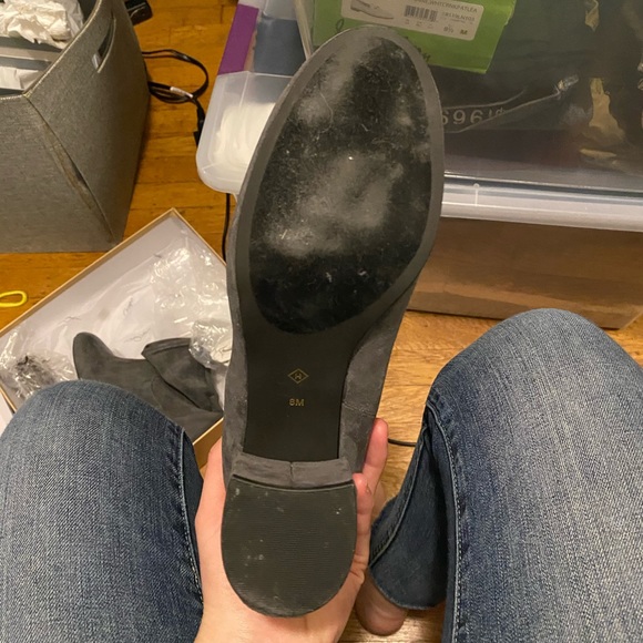 Halogen Grey Suede Sock Bootie - Picture 2 of 2